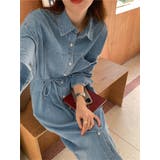 【SHOPLIST限定】デニムライクに!紐付けデニムワンピース | 17kg | 詳細画像51 