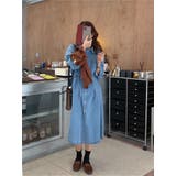 【SHOPLIST限定】デニムライクに!紐付けデニムワンピース | 17kg | 詳細画像7 