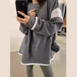 韓国ファッションカジュアルコーデの定番。レースかけロングパーカーフェミニズム | 17kg | 詳細画像3