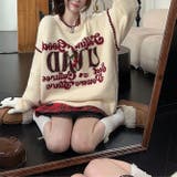 冬クリスマスの主役1枚！英字柄編みニットセータートップス | 17kg | 詳細画像1 
