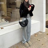 ユニセックス☆大容量 スタッズ ライダースバッグ ショルダー ワンショルダー | 17kg | 詳細画像6 