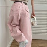 甘辛系ガールズ☆ハイウエスト ハート ポケット ワイドデニムパンツ | 17kg | 詳細画像9