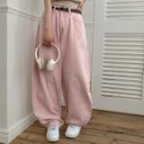 甘辛系ガールズ☆ハイウエスト ハート ポケット ワイドデニムパンツ | 17kg | 詳細画像10