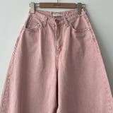 甘辛系ガールズ☆ハイウエスト ハート ポケット ワイドデニムパンツ | 17kg | 詳細画像21