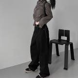 甘辛系ガールズ☆ハイウエスト ボタン ワイド ストレート デニムパンツ | 17kg | 詳細画像23