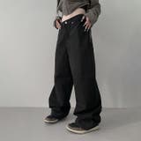 甘辛系ガールズ☆ハイウエスト ボタン ワイド ストレート デニムパンツ | 17kg | 詳細画像36