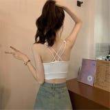 甘辛系ガールズ☆クルーネック 長袖Tシャツ クロップド丈 | 17kg | 詳細画像3 