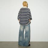 2025秋☆甘辛系ガールズ☆ウォッシュ カーブ デニムパンツ | 17kg | 詳細画像25