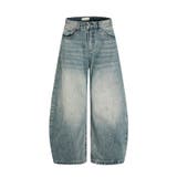 2025秋☆甘辛系ガールズ☆ウォッシュ カーブ デニムパンツ | 17kg | 詳細画像5