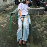 2025秋☆甘辛系ガールズ☆ウォッシュ カーブ デニムパンツ | 17kg | 詳細画像29