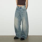 2025秋☆甘辛系ガールズ☆ウォッシュ カーブ デニムパンツ | 17kg | 詳細画像8