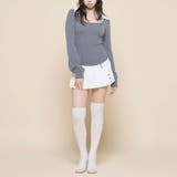 2025秋☆バイカラー襟付き トップス + プリーツスカート 2点セット | 17kg | 詳細画像11