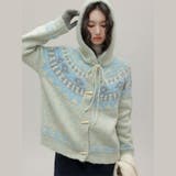 2025秋☆甘辛系ガールズ☆フード付きニットカーディガン | 17kg | 詳細画像3 