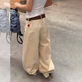 2025秋☆ユニセックス☆ストリートレトロスターロゴ刺繍デニムパンツ | 17kg | 詳細画像2 