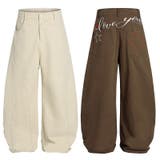 2025秋☆ユニセックス☆ストリートレトロスターロゴ刺繍デニムパンツ | 17kg | 詳細画像6 