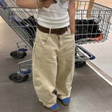 2025秋☆ユニセックス☆ストリートレトロスターロゴ刺繍デニムパンツ | 17kg | 詳細画像17 