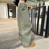 2025秋☆ユニセックス☆シンプル ワイドシルエットフロア丈 カーブデニム | 17kg | 詳細画像2