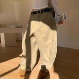 2025秋☆ユニセックス☆シンプル ワイドシルエットフロア丈 カーブデニム | 17kg | 詳細画像8