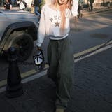 2025秋☆ユニセックス☆シンプル ワイドシルエットフロア丈 カーブデニム | 17kg | 詳細画像16