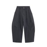 2025秋☆ユニセックス☆シンプル ワイドシルエットフロア丈 カーブデニム | 17kg | 詳細画像34