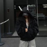 2025秋☆甘辛系ガールズ☆パッチワーク スタッズドーベルマンイヤーフーディー | 17kg | 詳細画像12