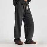 ☆スウェットパンツ 裏起毛 ドローコード入りロングパンツ | 17kg | 詳細画像11 