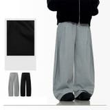 2025秋☆ユニセックス☆パンツ プリーツ入り ワイドロングパンツ | 17kg | 詳細画像1
