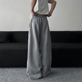 2025秋☆ユニセックス☆パンツ プリーツ入り ワイドロングパンツ | 17kg | 詳細画像13