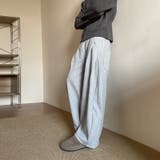 2025秋☆ユニセックス☆パンツ プリーツ入り ワイドロングパンツ | 17kg | 詳細画像17