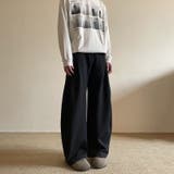 2025秋☆ユニセックス☆パンツ プリーツ入り ワイドロングパンツ | 17kg | 詳細画像22