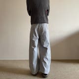 2025秋☆ユニセックス☆パンツ プリーツ入り ワイドロングパンツ | 17kg | 詳細画像23