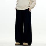 2025秋☆ユニセックス☆パンツ プリーツ入り ワイドロングパンツ | 17kg | 詳細画像3
