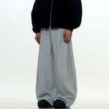 2025秋☆ユニセックス☆パンツ プリーツ入り ワイドロングパンツ | 17kg | 詳細画像26