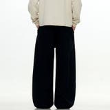 2025秋☆ユニセックス☆パンツ プリーツ入り ワイドロングパンツ | 17kg | 詳細画像4