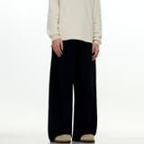 2025秋☆ユニセックス☆パンツ プリーツ入り ワイドロングパンツ | 17kg | 詳細画像30