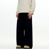 2025秋☆ユニセックス☆パンツ プリーツ入り ワイドロングパンツ | 17kg | 詳細画像31