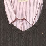 甘辛系ガールズ☆Vネックセーター重ね着ストライプシャツプリーツスカート | 17kg | 詳細画像9 