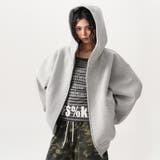 ユニセックス☆オーバーサイズエアレイヤーカーディガンパーカー | 17kg | 詳細画像2