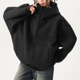 ユニセックス☆オーバーサイズエアレイヤーカーディガンパーカー | 17kg | 詳細画像3