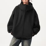 ユニセックス☆オーバーサイズエアレイヤーカーディガンパーカー | 17kg | 詳細画像12