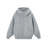 ユニセックス☆オーバーサイズエアレイヤーカーディガンパーカー | 17kg | 詳細画像5