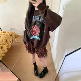 2025秋☆ゆるカワコーデ☆クルーネックプリントスウェットシャツ | 17kg | 詳細画像5 