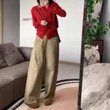 2025秋☆ゆるカワコーデ☆カーキカーブデニムパンツ | 17kg | 詳細画像24 