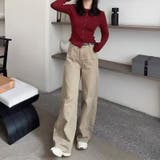 2025秋☆ゆるカワコーデ☆カーキカーブデニムパンツ | 17kg | 詳細画像35 