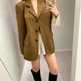 ゆるカワコーデ☆レトロスエードジャケットブラウン | 17kg | 詳細画像10