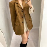 ゆるカワコーデ☆レトロスエードジャケットブラウン | 17kg | 詳細画像12