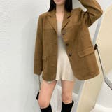 ゆるカワコーデ☆レトロスエードジャケットブラウン | 17kg | 詳細画像14