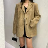 ブラウン | ゆるカワコーデ☆レトロスエードジャケットブラウン | 17kg