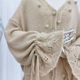 甘辛系ガールズ☆Vネックレースリボンニットカーディガン | 17kg | 詳細画像16