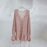 甘辛系ガールズ☆Vネックレースリボンニットカーディガン | 17kg | 詳細画像2